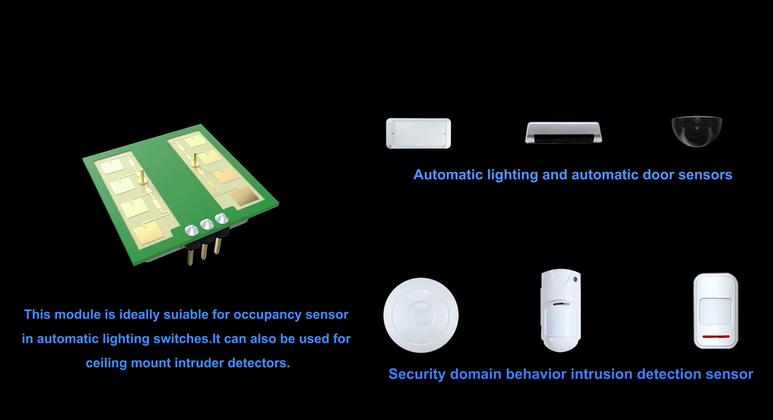 Smart Detection үшін жоғары дәлдікті микротолқынды сенсор --- PD-V21